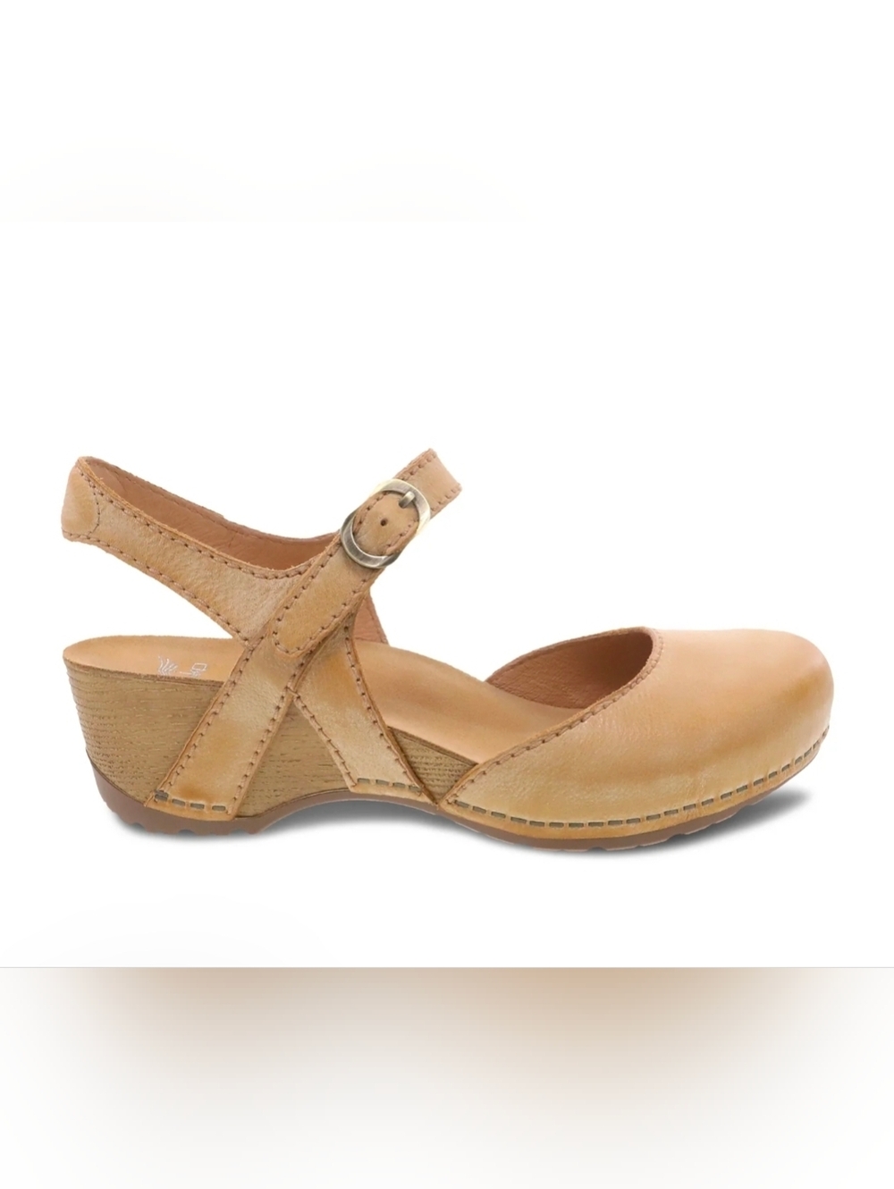 Dansko | Tiffani Tan Leather Closed-Toe Mary Jane Sandal